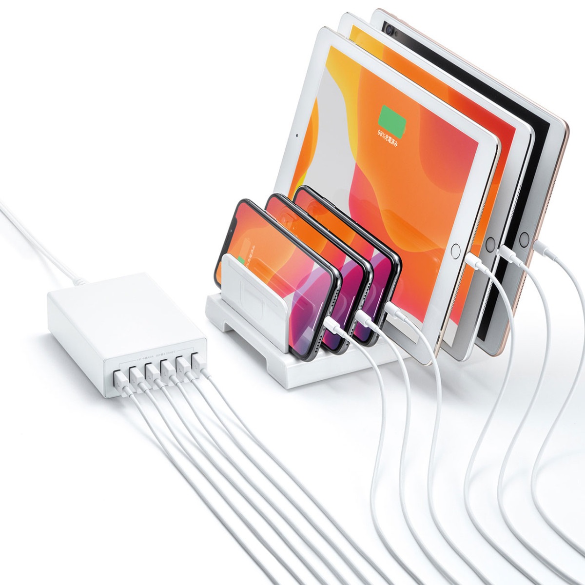 [ACA-IP67W] USB���Ŵ�(6�ݡ��ȡ����12A���ۥ磻��)