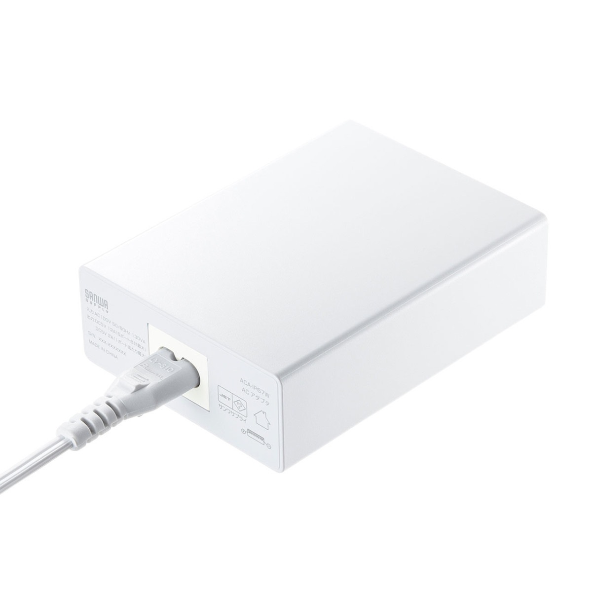 [ACA-IP67W] USB���Ŵ�(6�ݡ��ȡ����12A���ۥ磻��)