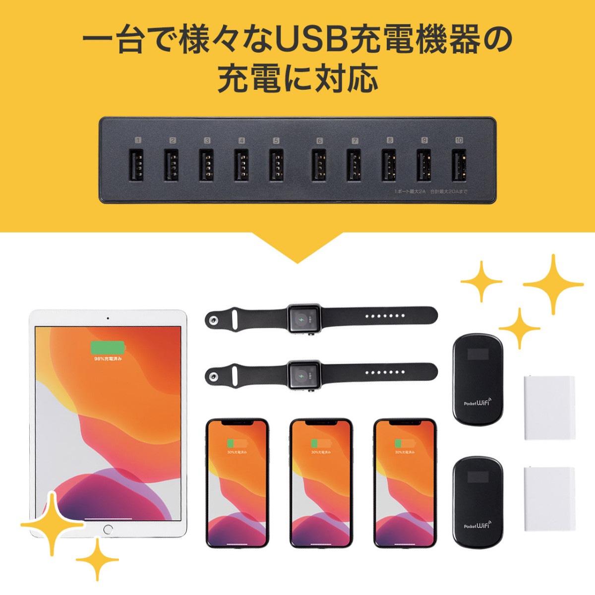 [ACA-IP68] USB���Ŵ�(10�ݡ��ȡ����20A�����ѵץ�����)