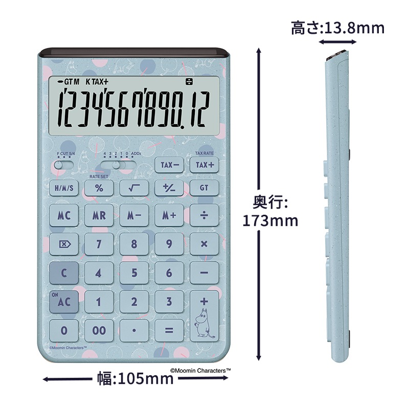 [JT-200T-MM-BU-N] �ࡼ�ߥ� ��ǥ� �ǥ��������� MOOMIN by Comfy ���㥹�ȥ����� 12�� ���쥤�å���֥롼(�ࡼ�ߥ�)��