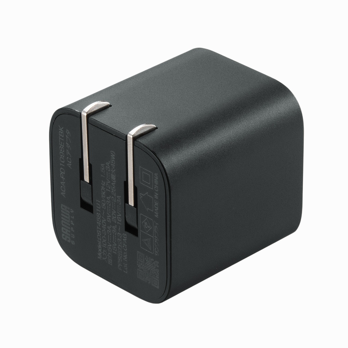 [ACA-PD109BK] USB PD�б����塼�ַ�AC���Ŵ�(PD45W)