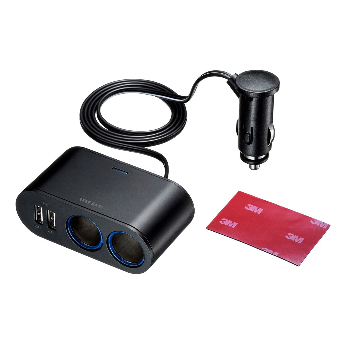 [CAR-CHR78CUN] USB���㡼���㡼��2Ϣ�����å�(2�ݡ��ȡ�4.8A)
