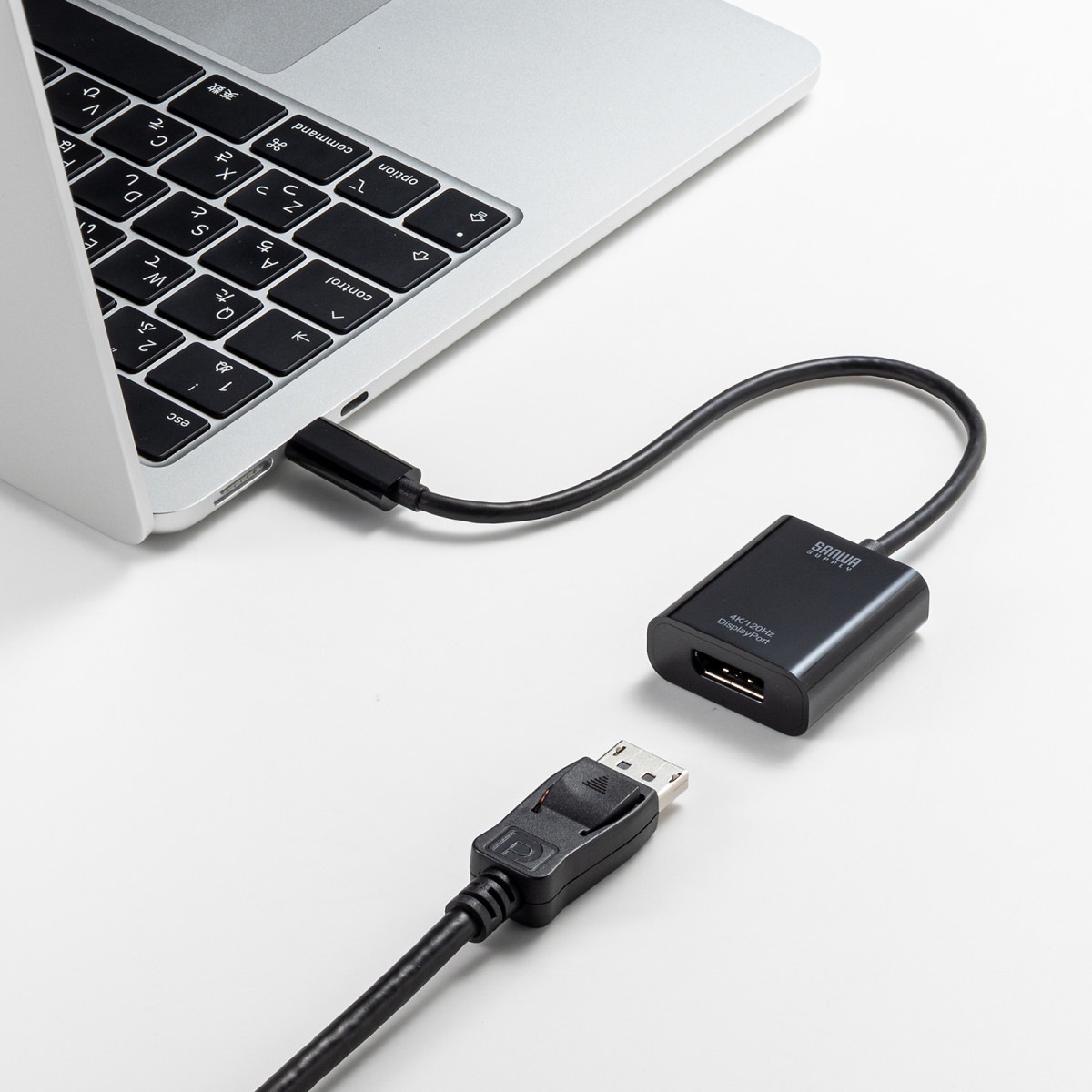 [AD-ALCDP02] USB Type C-DisplayPort�Ѵ������ץ�(4K/120Hz/HDR�б�)