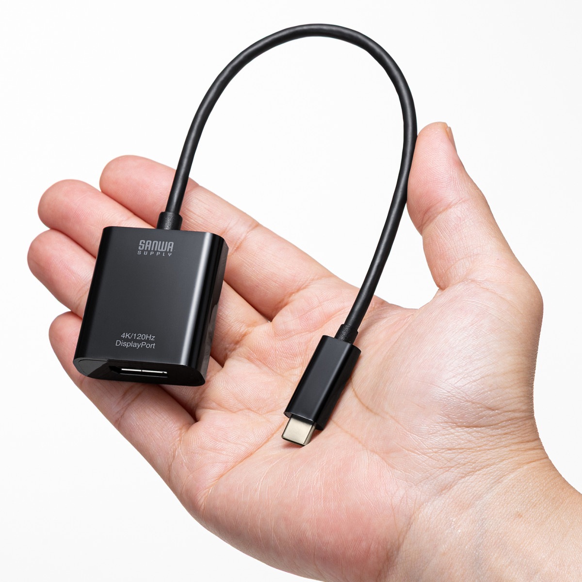[AD-ALCDP02] USB Type C-DisplayPort�Ѵ������ץ�(4K/120Hz/HDR�б�)