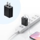 [ACA-IP86BK] USB���Ŵ�(1A���֥�å�)
