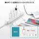 [ACA-IP86W] USB���Ŵ�(1A���ۥ磻��)