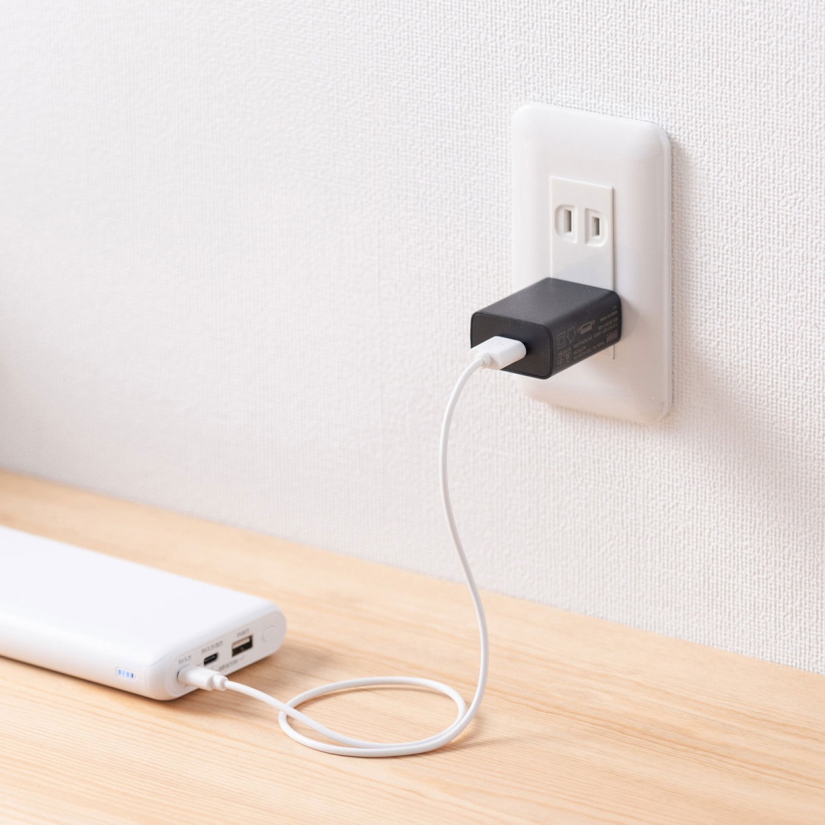 [ACA-IP87BK] USB���Ŵ�(2A���֥�å�)