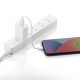 [ACA-IP87W] USB���Ŵ�(2A���ۥ磻��)