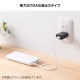 [ACA-IP87W] USB���Ŵ�(2A���ۥ磻��)