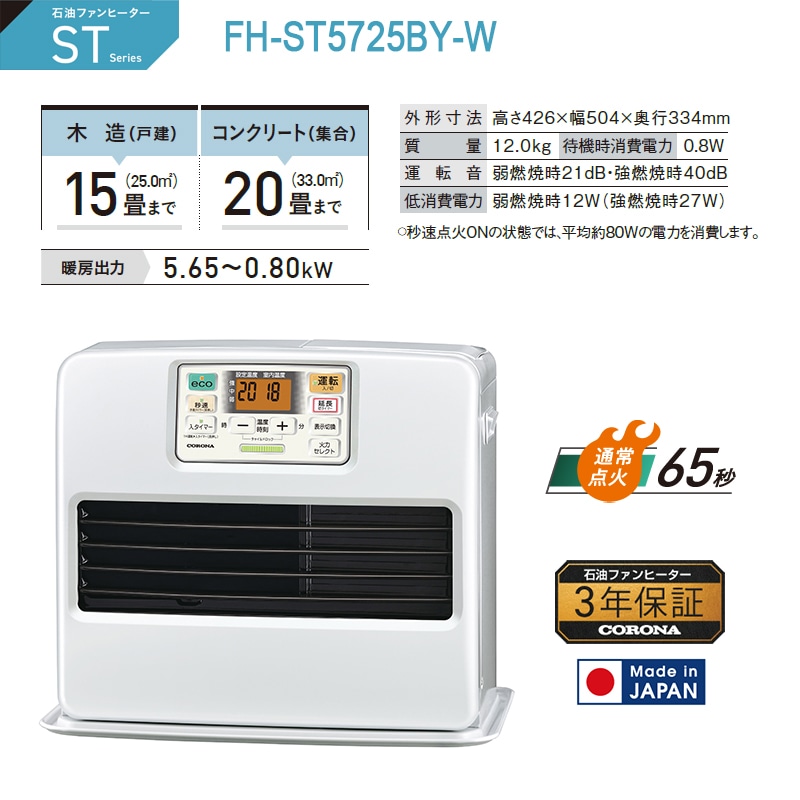 [FH-ST5725BY-W] �����ե���ҡ����� ST���꡼�� �ϥ�����������ɥ�ǥ� �ѡ���ۥ磻��