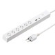 [TAP-SLIM6UC-15W] ����ॿ�å�(AC6�ĸ���A1+C1��PD33W��1.5m���ۥ磻��)