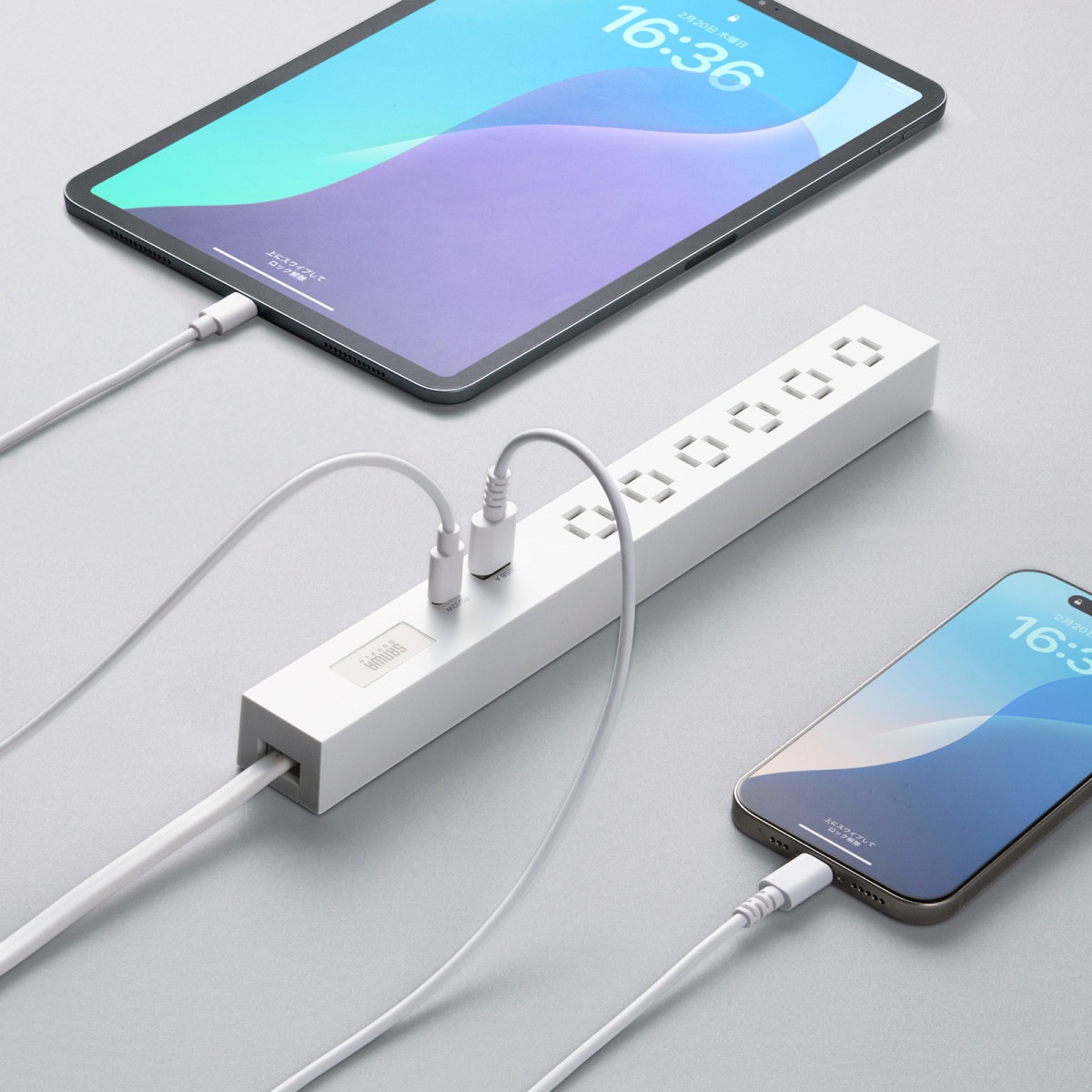 [TAP-SLIM6UC-3W] ����ॿ�å�(AC6�ĸ���A1+C1��PD33W��3m���ۥ磻��)