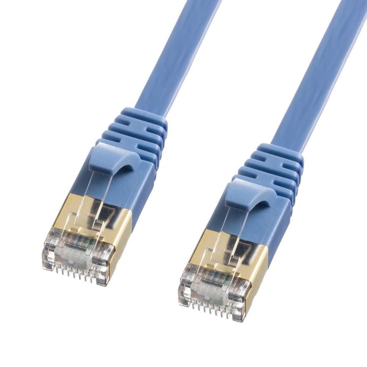 [KB-FLU7-005BL] CAT7�ե�å�LAN�����֥�(0.5m���֥롼)