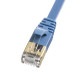 [KB-FLU7-005BL] CAT7�ե�å�LAN�����֥�(0.5m���֥롼)