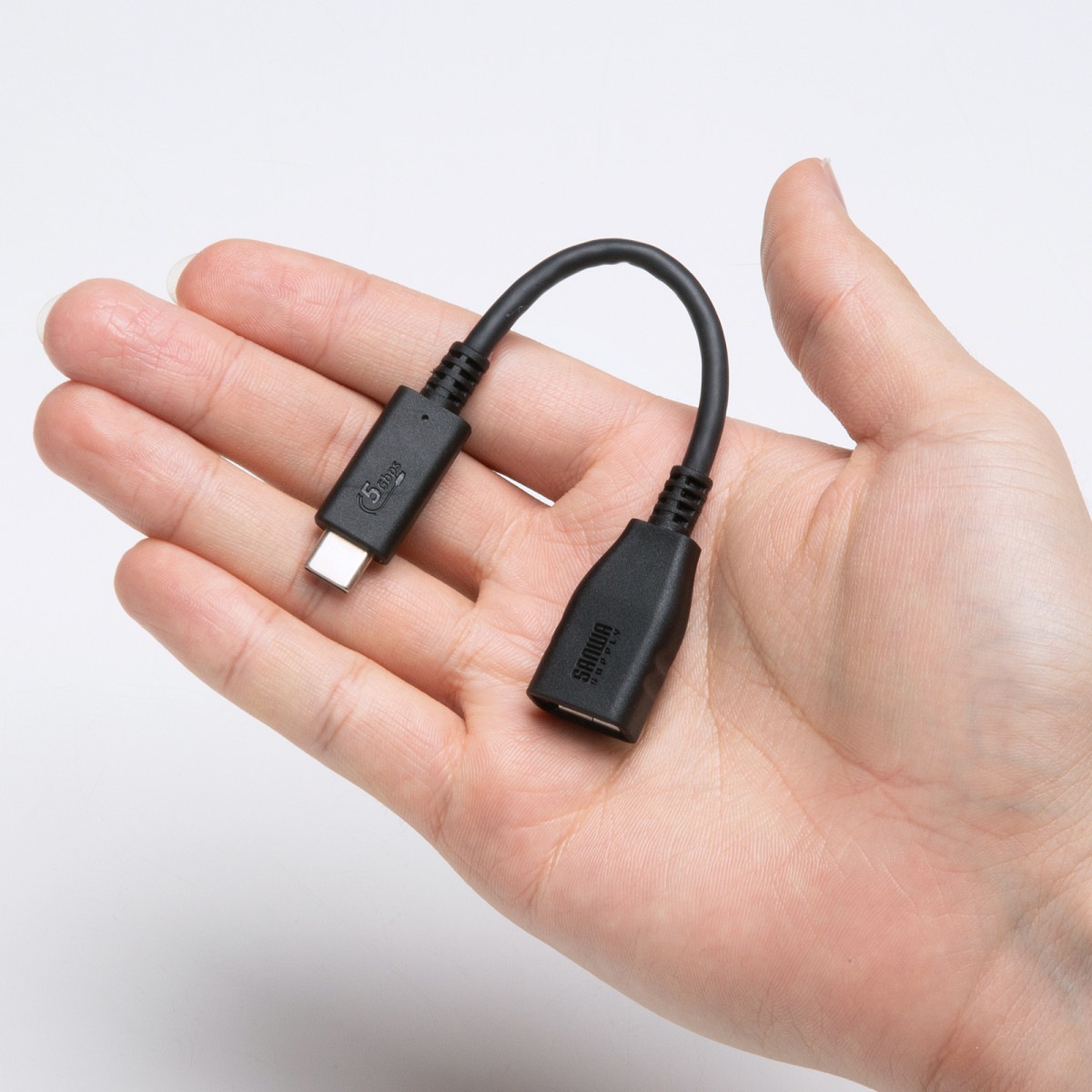 [AD-USB33CAF] USB 5Gbps Type-C�Ѵ������֥�(AtoC��7cm��USB-IFǧ����)