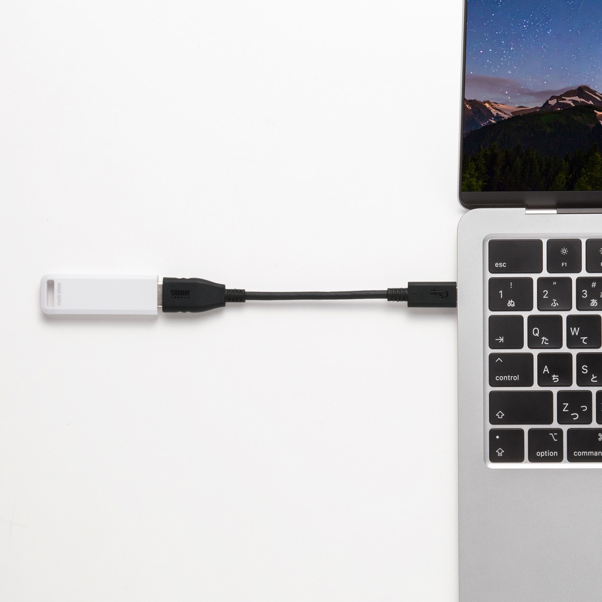 [AD-USB33CAF] USB 5Gbps Type-C�Ѵ������֥�(AtoC��7cm��USB-IFǧ����)