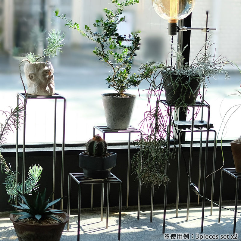 [4589824362731] KNOP plant stands 3pieces set �Υåץץ��ȥ������ �������� �ץ�󥿡�������ɡ�