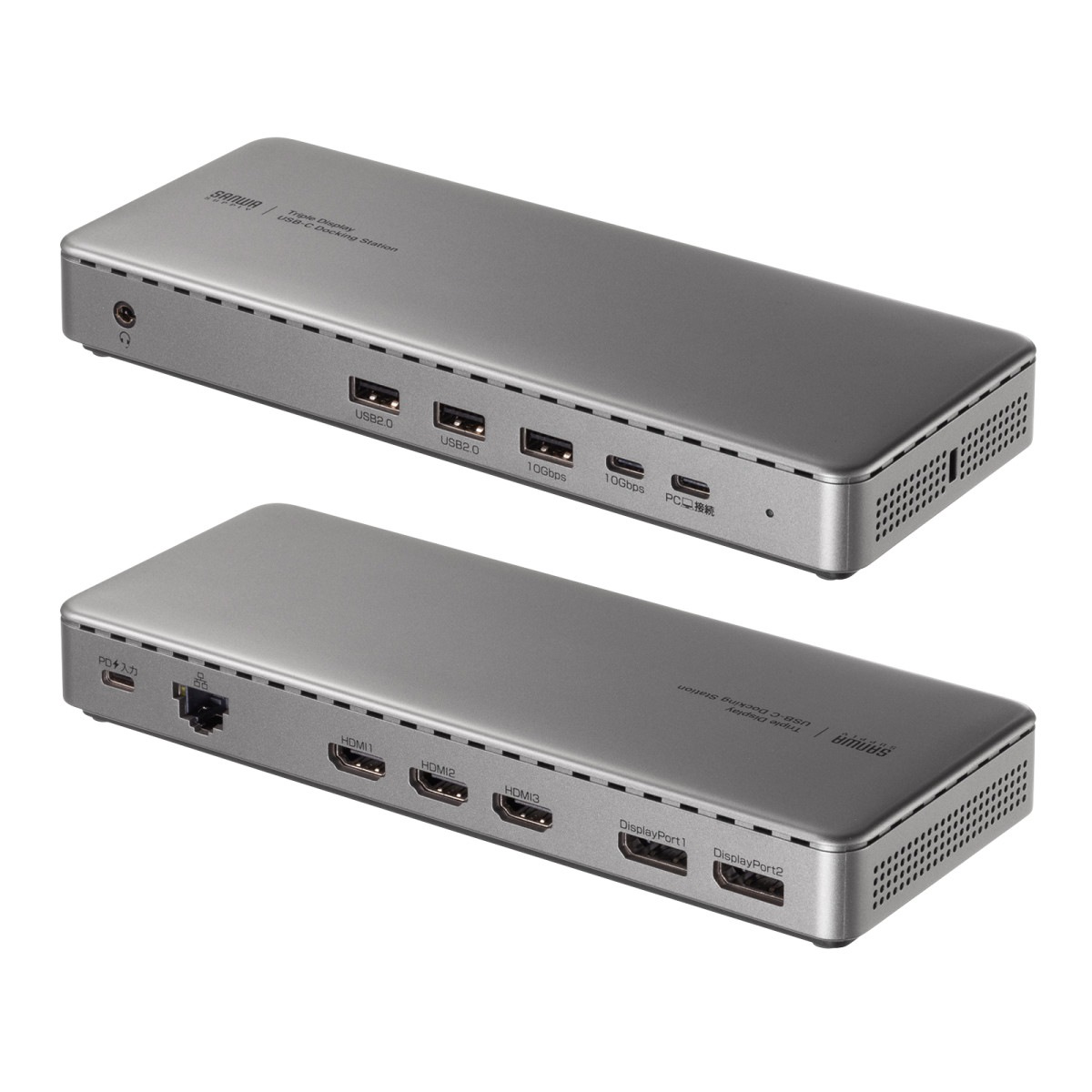 [USB-CVDK20] �ɥå��󥰥��ơ������(HDMI/DisplayPort��4K��3���̽����б�)