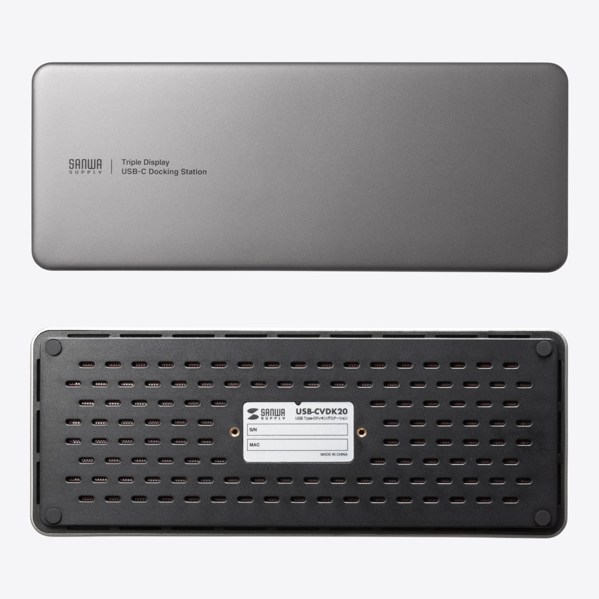 [USB-CVDK20] �ɥå��󥰥��ơ������(HDMI/DisplayPort��4K��3���̽����б�)
