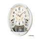[FW579W] メロディ付き電波掛時計 Disney Time 白パール塗装|時計|時計・アクセサリー