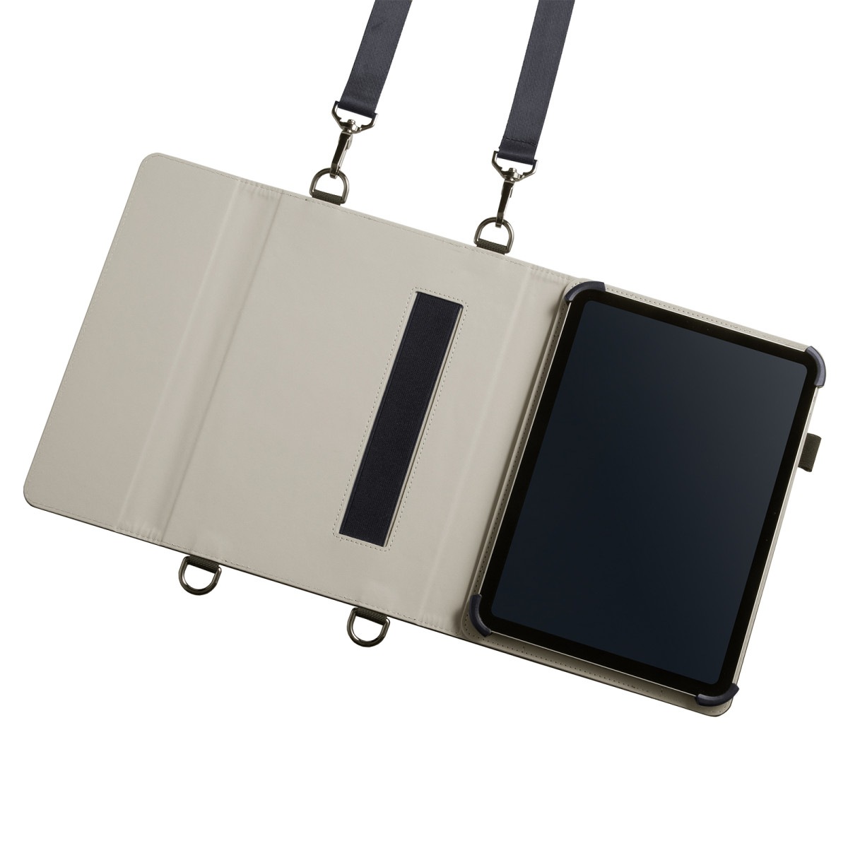 PDA-TAB19] ショルダーベルト付き9-11型タブレットPCケース | 家電