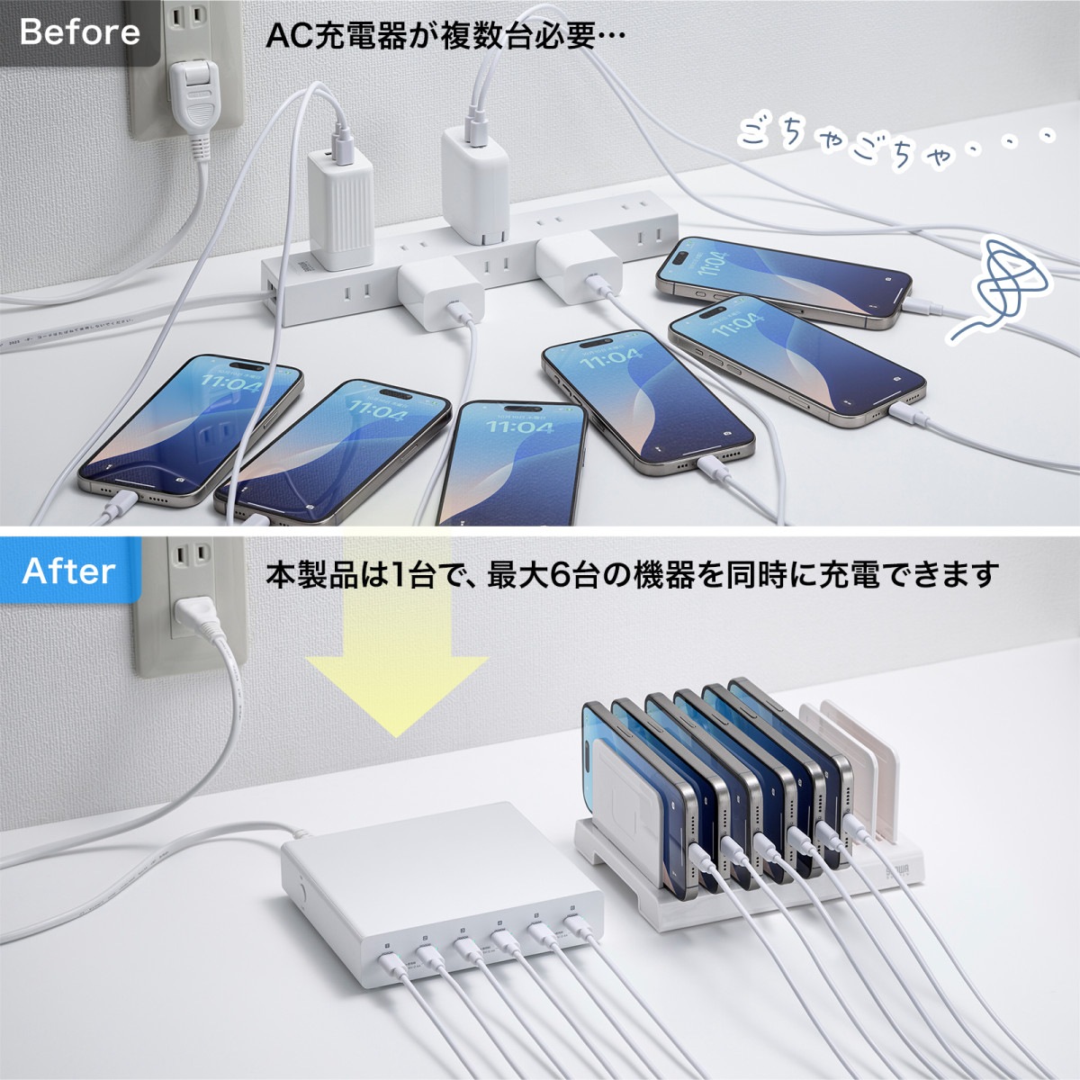 [ACA-PD98] USB PD�б�AC���Ŵ�(6�ݡ��ȡ����72W)