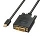 [KC-MDPDVA20K] �ߥ�DisplayPort-DVI�Ѵ������֥� 2m