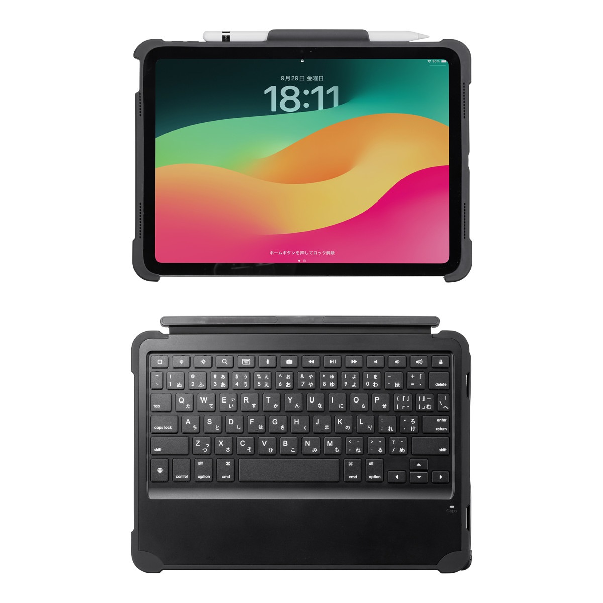 [SKB-IP6BK] iPad ��10�������ѥ������դ������ܡ��ɥ�����C�����֥���³��