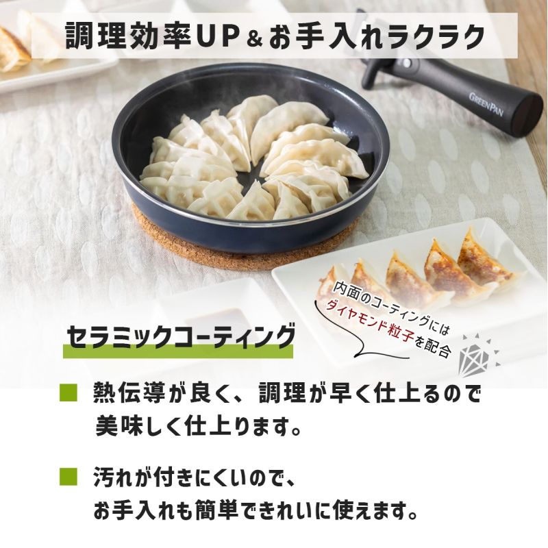 [CC007823-004] �ե饤�ѥ󥻥å� ����å������� 8�����å� ���å����ե����ɥ֥롼 �ϥ�ɥ�æ�弰������ PFAS�ե꡼ �ե����Ի��� IH���������б� GREENPAN��