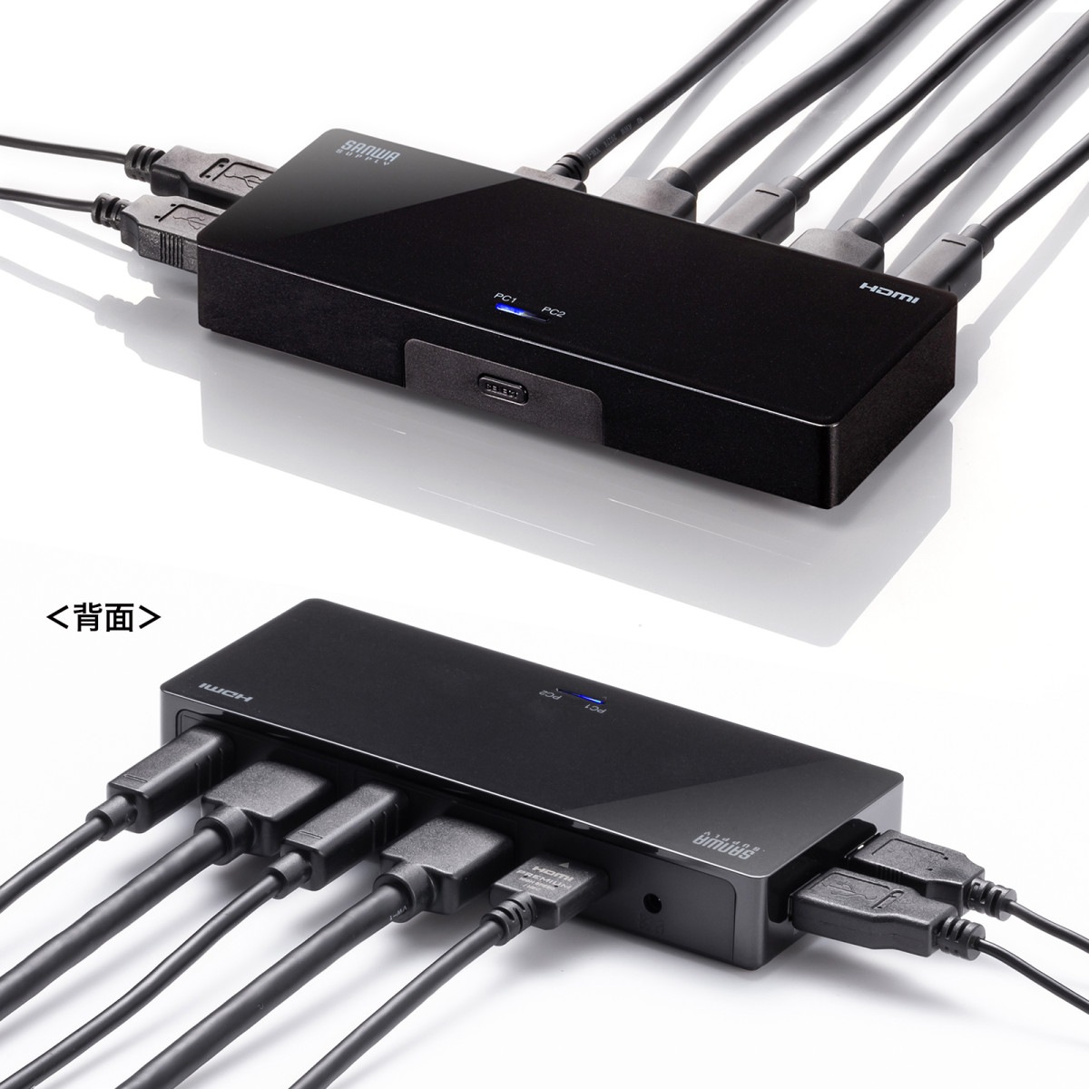 [SW-KVM2HUUS] 4K�б�HDMI�ѥ��������ش�(���ߥ�졼���������ܡ�2:1)