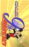 ミッキーマウス 9周年ゴールドメタリック