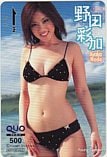 野田彩加 ヤングガンガン クオカード500