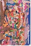 ミッキーと仲間たち 東京ディズニーランド オレンジカード500