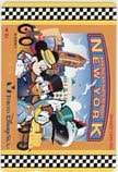 ミッキー＆ドナルド NEW YORK 東京ディズニーシー オレンジカード500