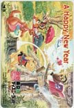 くまのプーさん A Happy New Year 東京ディズニーランド オレンジカード500