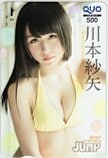 川本紗矢 週刊ヤングジャンプ 2015 クオカード500