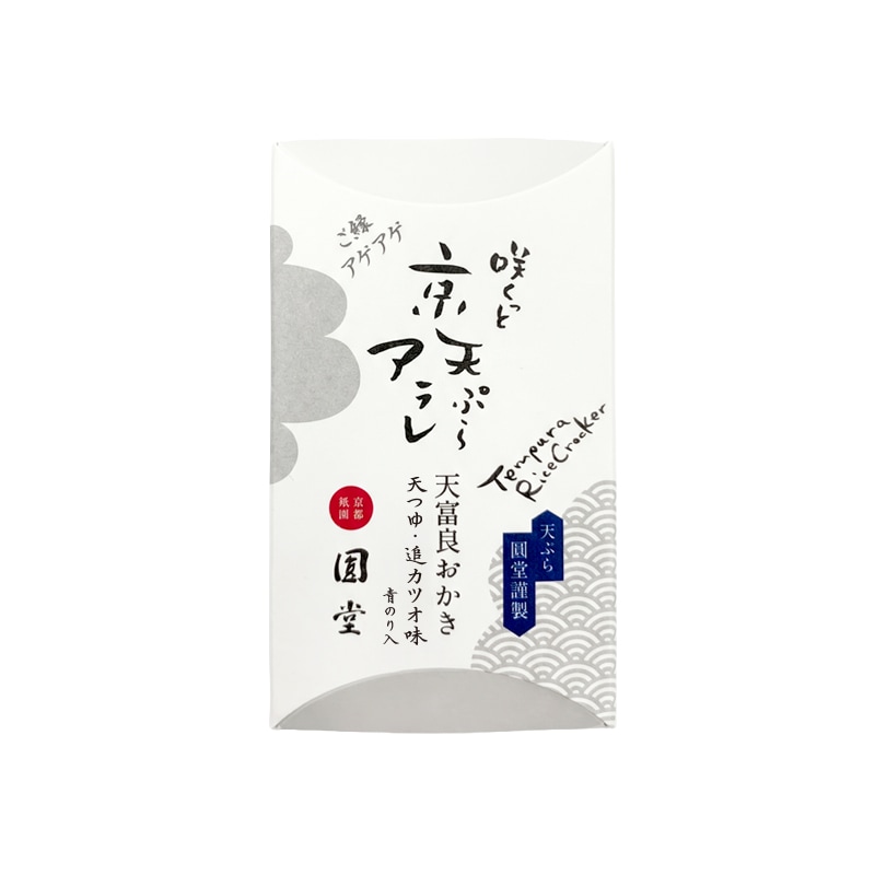 咲くっと京天ぷらアラレ「天つゆ・追カツオ味 青のり入」