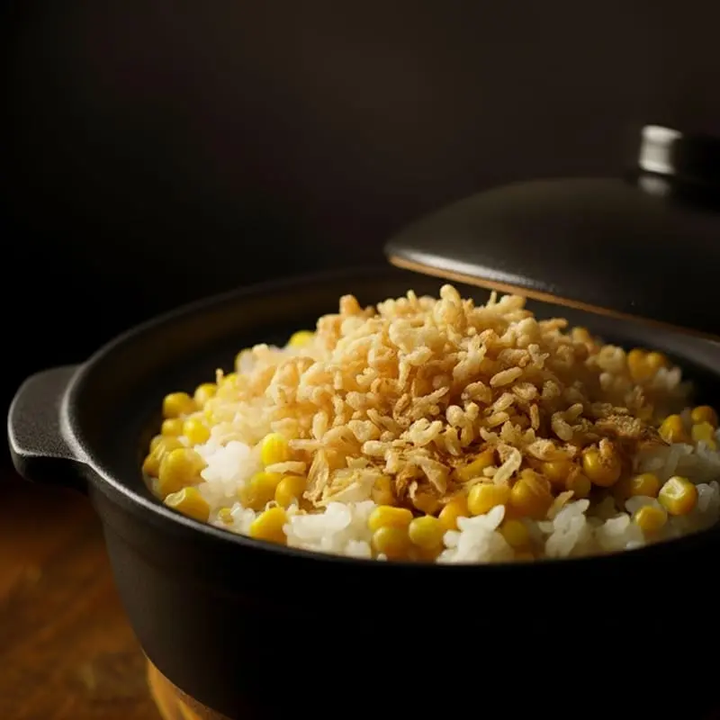 とうもろこしと天花ごはんの素