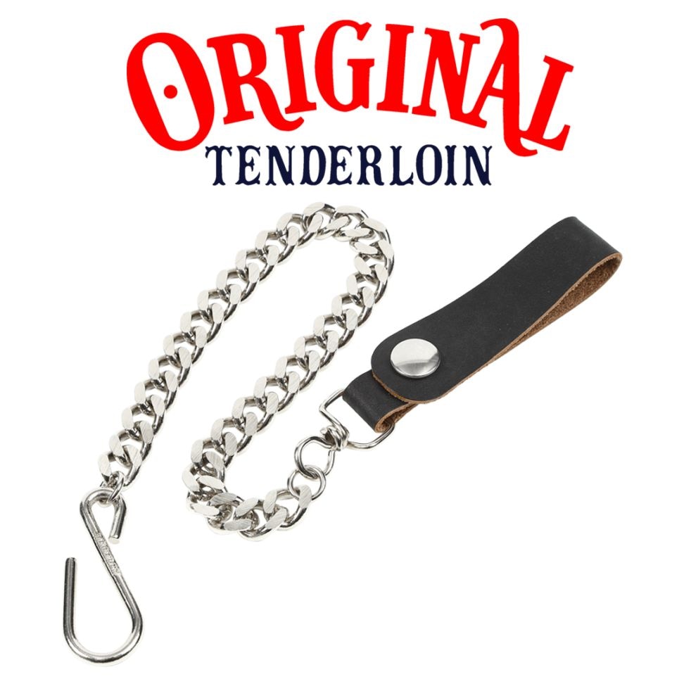 【8月下旬納品分】 TENDERLOIN WALLET CHAIN LONG BLACK