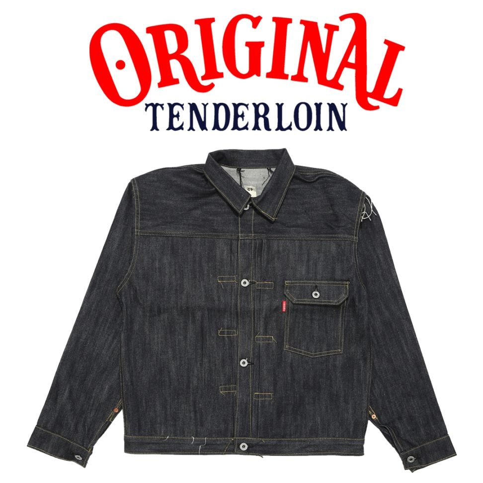 TENDERLOIN Denim JACKET 1943 1943E 1943EE / INDIGO/Rigid #015 38 40 42