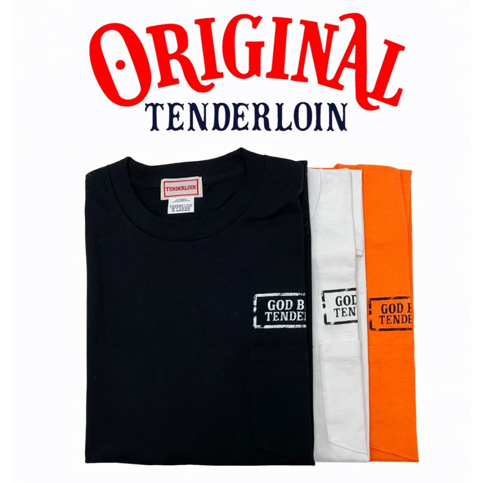 TENDERLOIN GOD BLESS TEE 6.0oz  PREMIUM COTTON 100% 