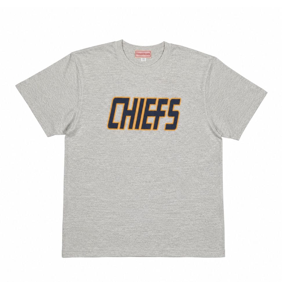 TENDERLOIN CHIEFS 17 T-SHIRTS 5.6oz  GRAY
