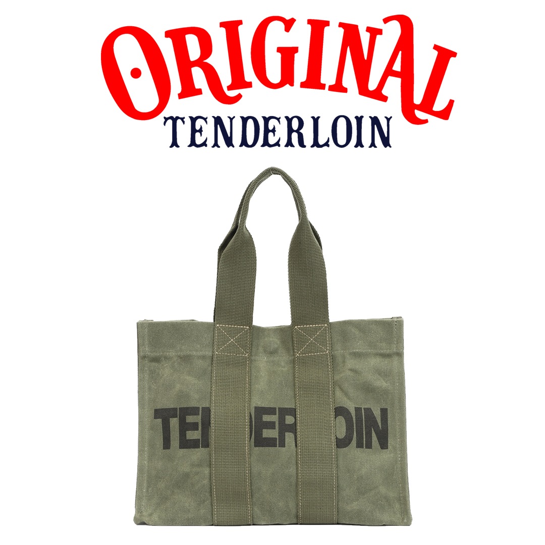 TENDERLOIN テンダーロイン TOTE BAG キャンバス トートバッグ TENDERLOIN PARAFFIN PROCESSING TOTE BAG SMALL | OTHER | TENDERLOIN
