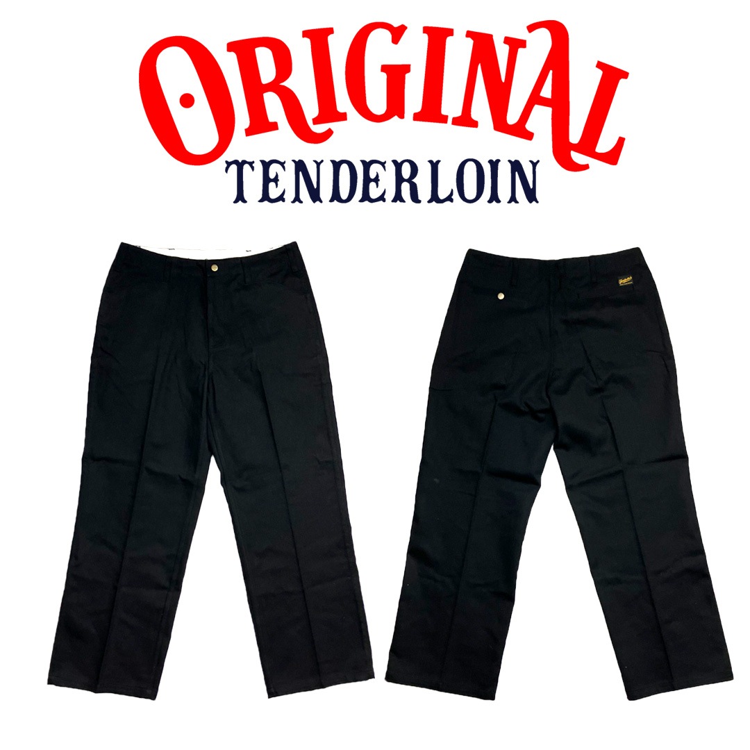 TENDERLOIN WORK PANTS BLACK | PANTS | TENDERLOIN テンダーロイン