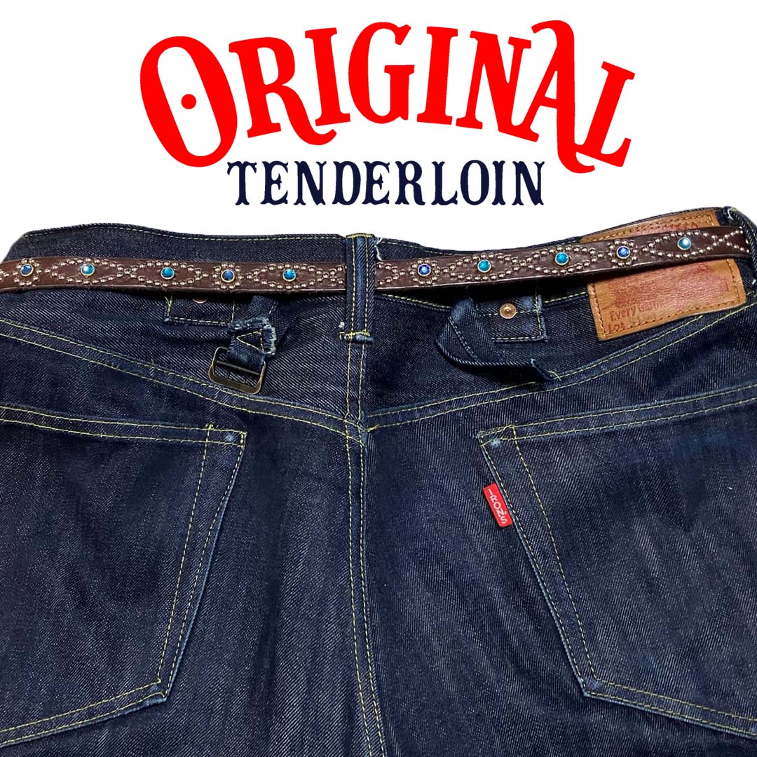 TENDERLOIN Super Narrow STUDS BELT DARK BROWN | ALL ITEMS