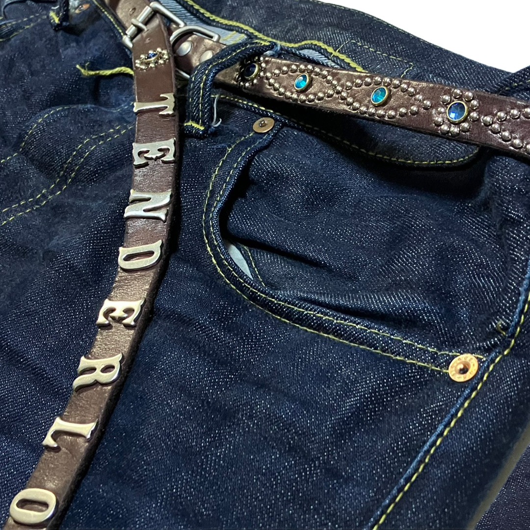 TENDERLOIN Super Narrow STUDS BELT DARK BROWN | OTHER | TENDERLOIN