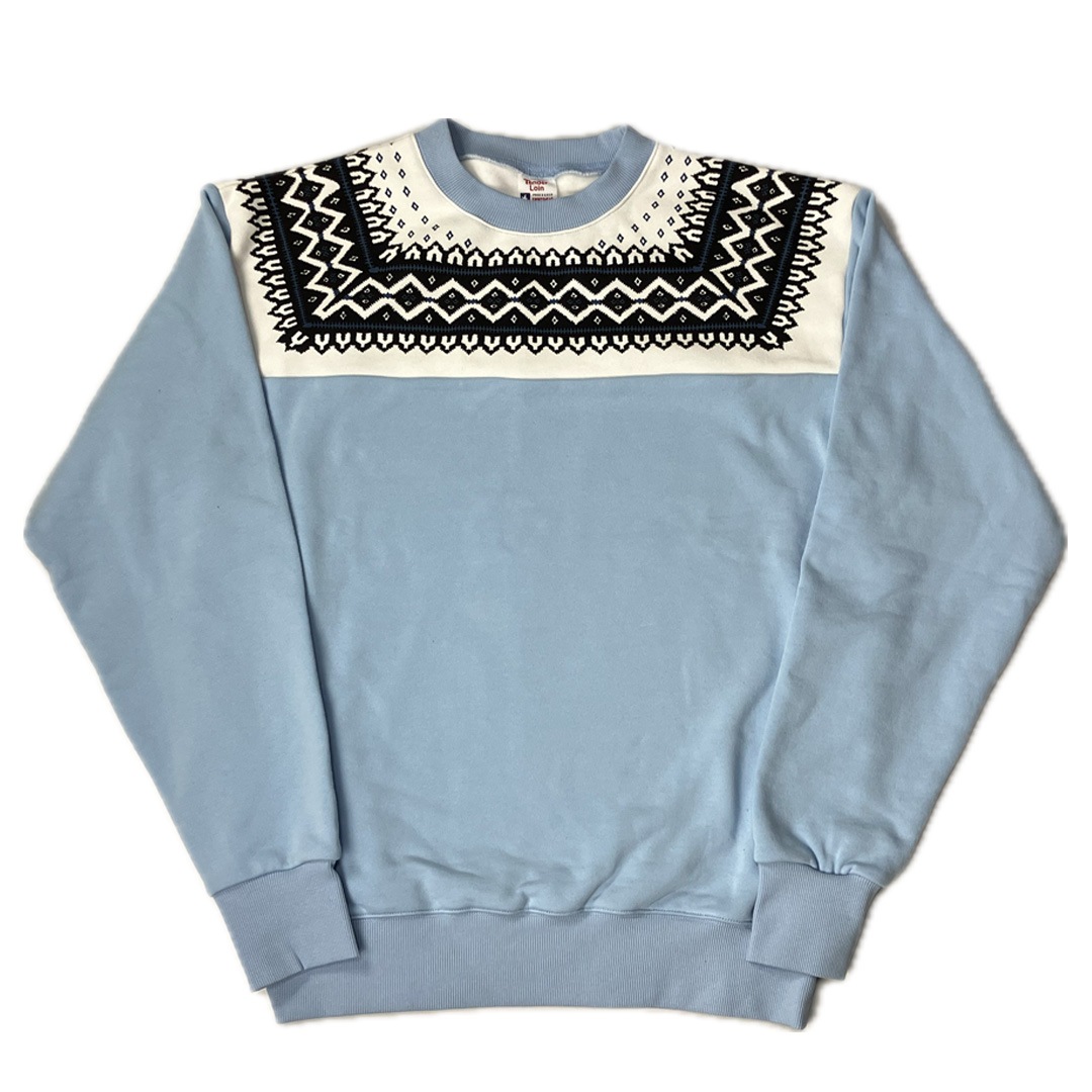 TENDERLOIN NORDIC SWEATSHIRTS SAX | SWEATSHIRT/SWEATER