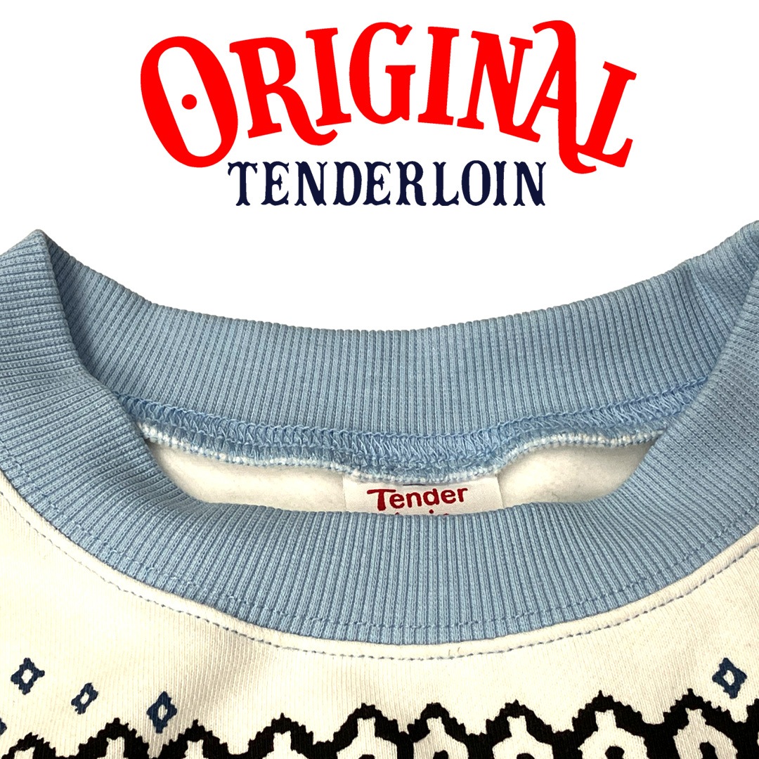 TENDERLOIN NORDIC SWEATSHIRTS SAX
