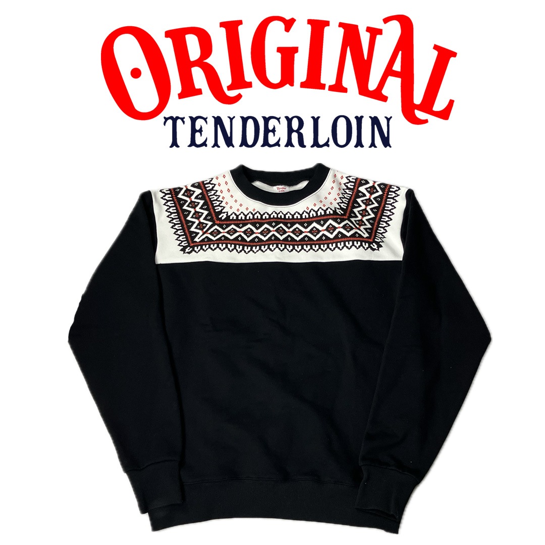 TENDERLOIN NORDIC SWEATSHIRTS BLACK | SWEATSHIRT/SWEATER