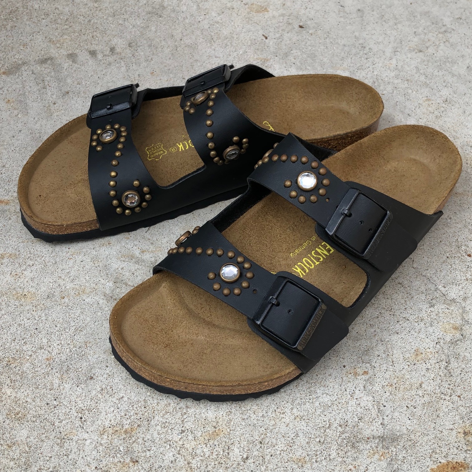 BIRKENSTOCKS ARIZONA TENDERLOIN CUSTOM BLACK